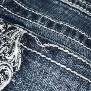 Dark wash Miss Me Bootcut Jeans Waist 27